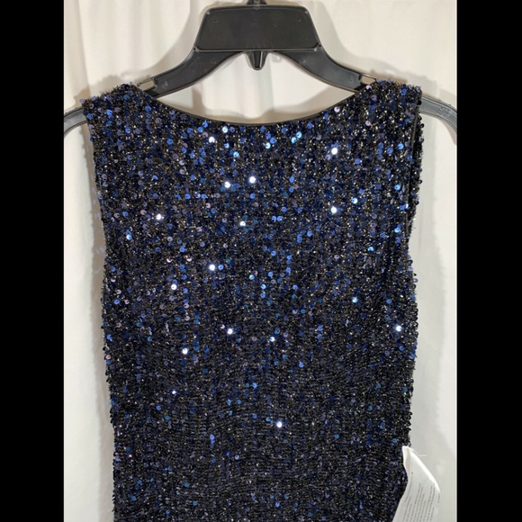 NEW IENNA for Mac Duggal Sequin Drape Back Gown - Picture 5 of 12